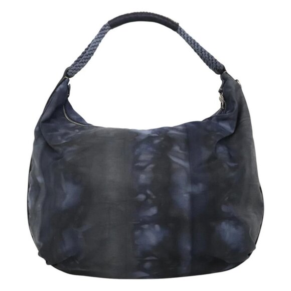 PRADA Shoulder Bag Nylon Blue Silver Auth - Picture 3 of 16